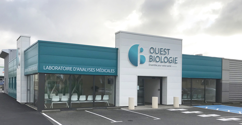 Façade_Ouest-Biologie-Granville : « Laboratoire Ouest Biologie de Granville » - copyright : Ouest Biologie
