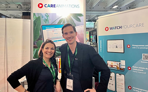 Anna GARREC, Directrice Générale France, et Jesper SPOELDER, Directeur Pharmaceutique Careanimations Groupe.