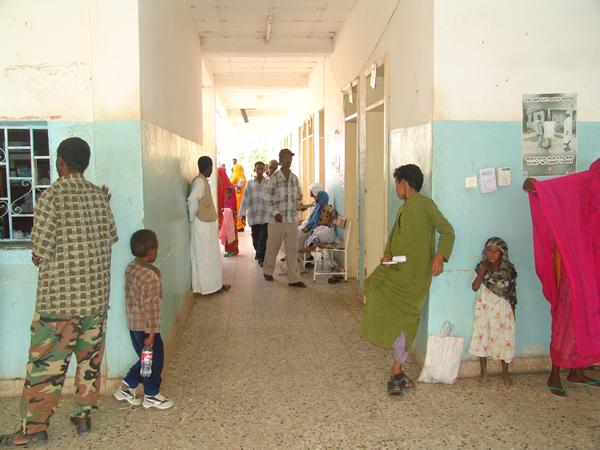 Un centre de santé responsable de la prise en charge des malades dans le cadre de la lutte contre le paludisme en Érythrée - © Dr Selam Mihreteab