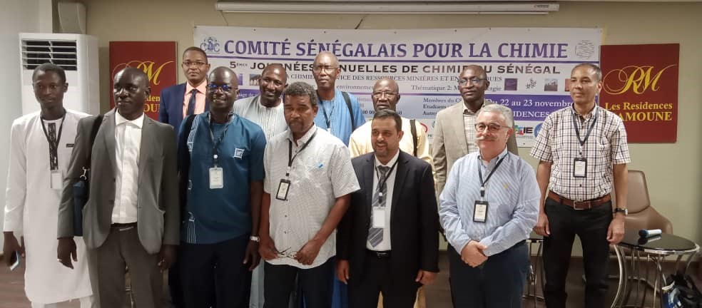 Organisateurs et invités des Journées Annuelles de Chimie du Sénégal de 2022